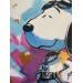 Painting Snoopy Gang by Caizergues Noël | Painting Pop-art Pop icons Acrylic Gluing