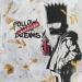 Painting Bart by Caizergues Noël  | Painting Pop-art Pop icons Acrylic Gluing