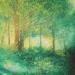 Peinture Coin de forêt par Levesque Emmanuelle | Tableau Huile