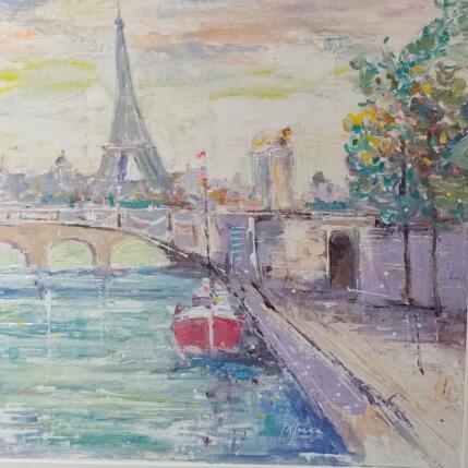 Painting Le Paris romantique by Yavru Irfan | Painting Figurative Oil