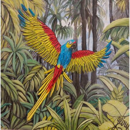 Painting chant des ailes by Geiry | Painting Subject matter