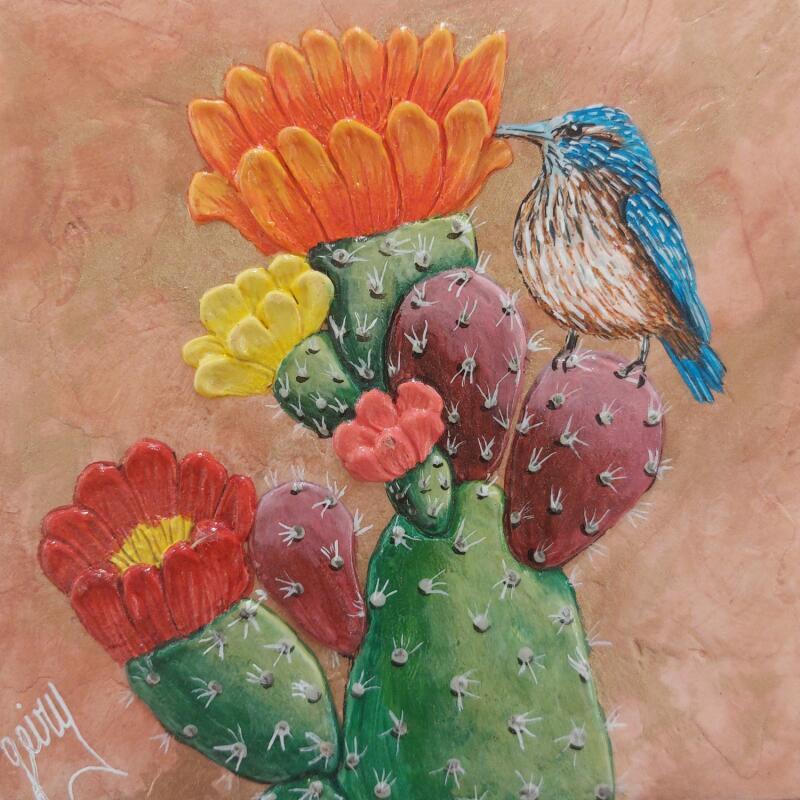 Painting Baiser du désert by Geiry | Painting Subject matter