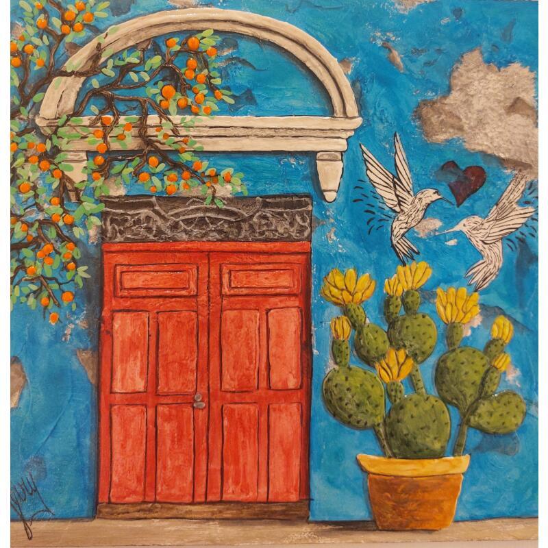 Painting jardin du vent by Geiry | Painting Subject matter