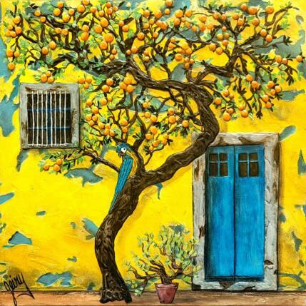 Painting Sudamérica  by Geiry | Painting Subject matter Marble powder, Pigments Architecture, Nature