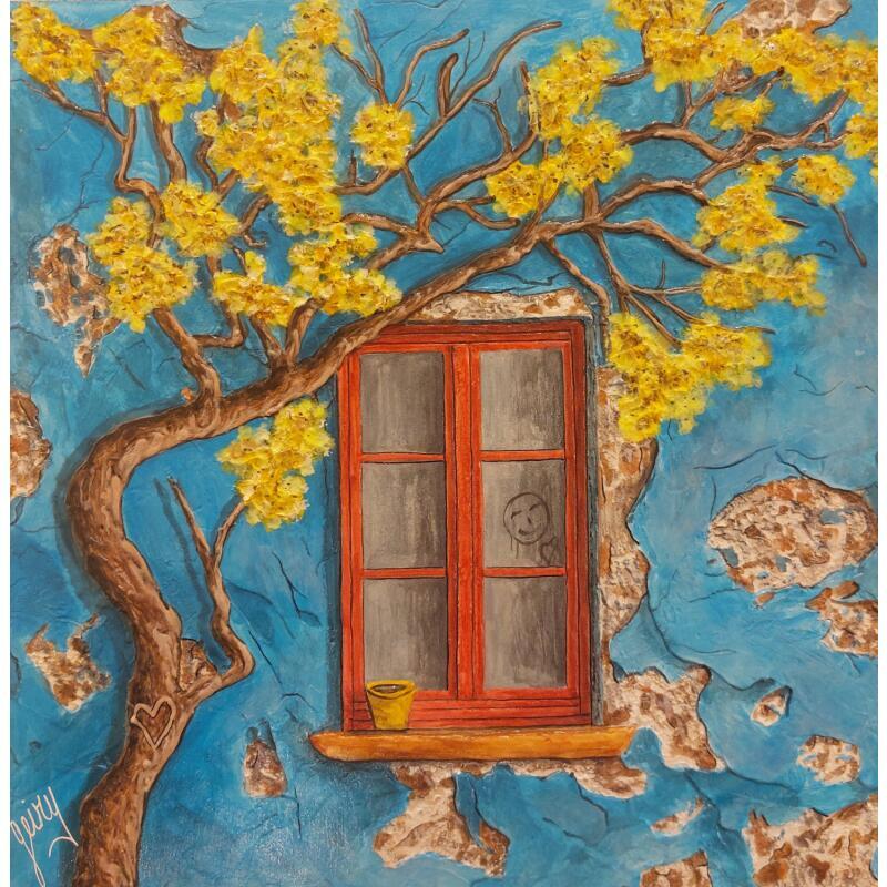 Painting caresse du soleil by Geiry | Painting Subject matter