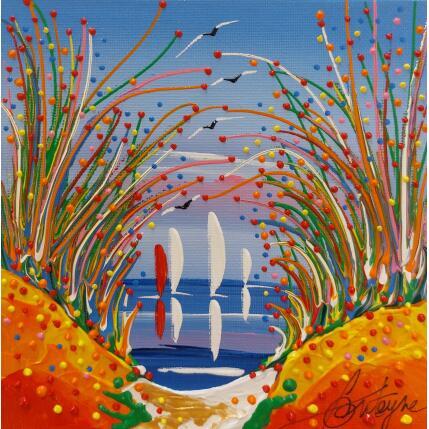 Peinture joins moi ici par Fonteyne David | Tableau Figuratif Acrylique