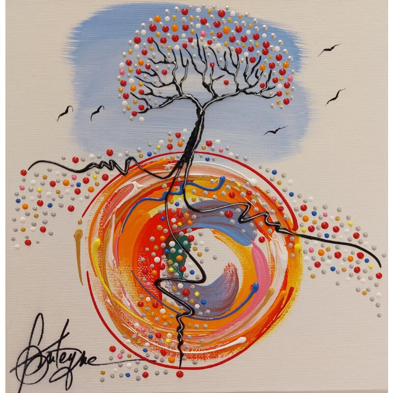 Painting la femme, la terre  by Fonteyne David | Painting Figurative Acrylic