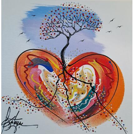 Painting ton coeur, mes racines , mon amour by Fonteyne David | Painting Figurative Acrylic