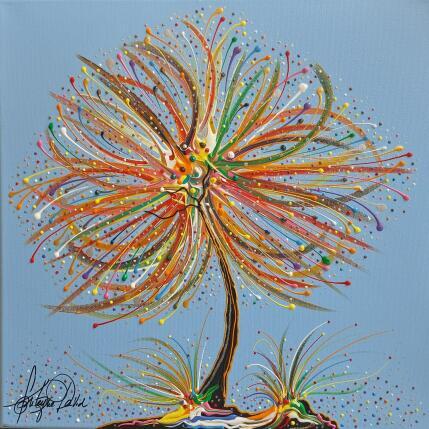 Peinture L'arbre et le ciel par Fonteyne David | Tableau Figuratif Acrylique