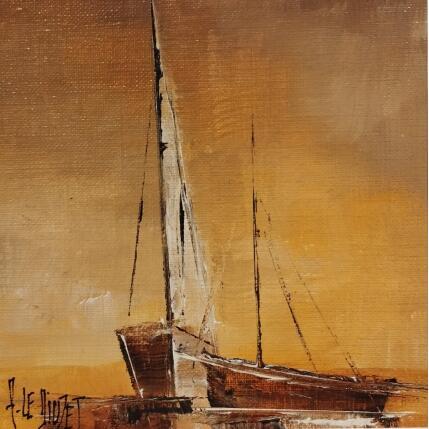 Painting Marine DK 60 by Le Diuzet Albert | Painting Figurative Oil