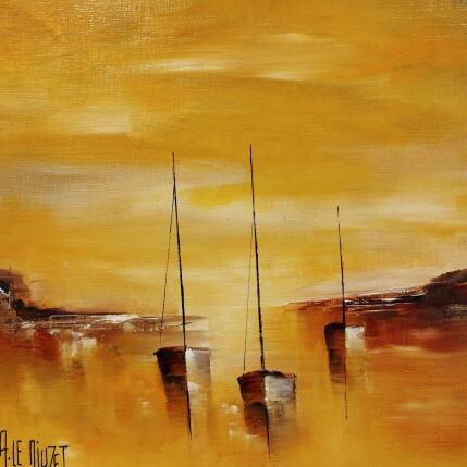 Painting Composing 13 Lag by Le Diuzet Albert | Painting Figurative Oil