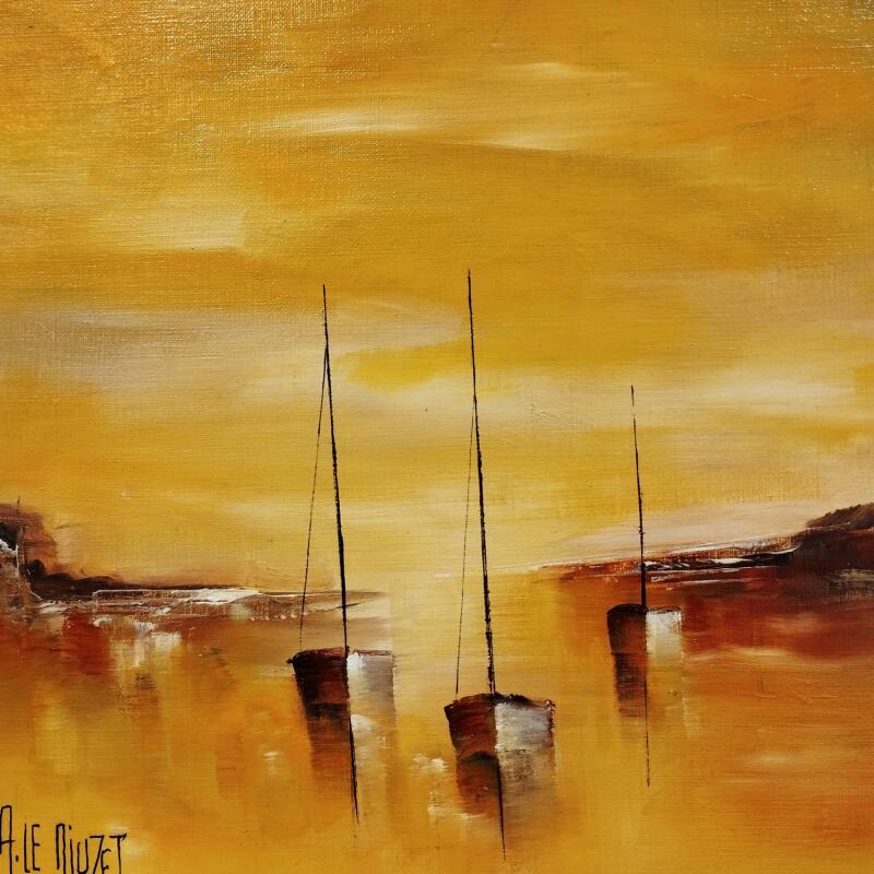 Gemälde Composing 13 Lag von Le Diuzet Albert | Gemälde Figurativ Öl