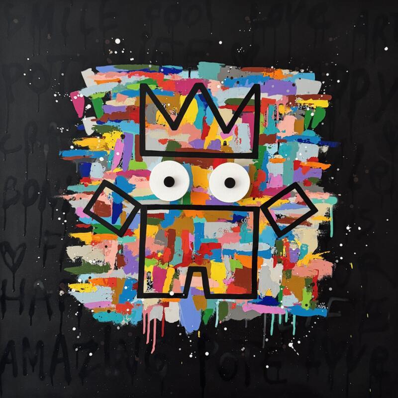 Peinture WELCOME POTE par Mam | Tableau Pop-art Portraits Société Icones Pop Acrylique