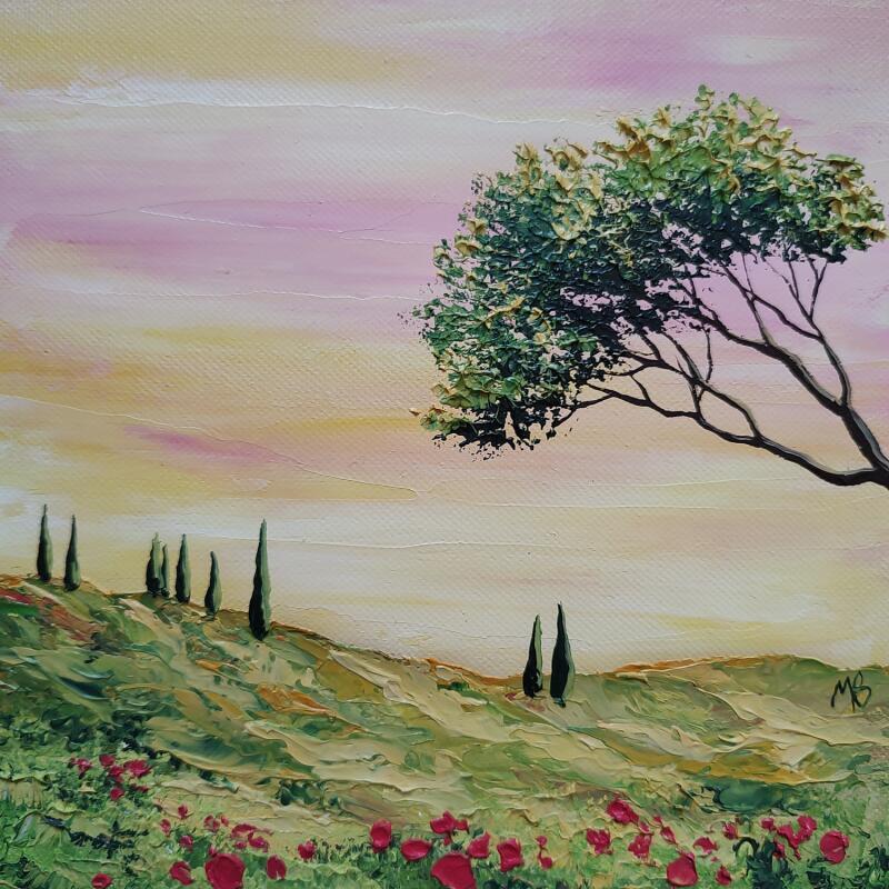 Peinture Provence par Blandin Magali | Tableau Figuratif Paysages Huile