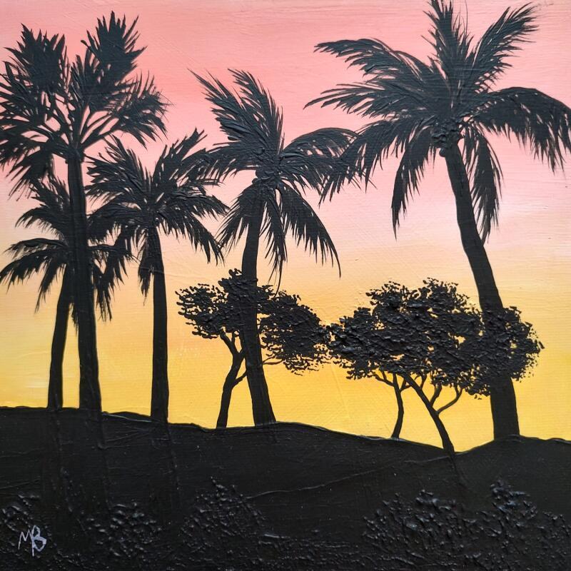 Gemälde Automne sur le littoral von Blandin Magali | Gemälde Figurativ Landschaften Öl