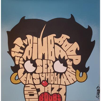 Peinture Betty Boop par Cmon | Tableau Pop-art Icones Pop
