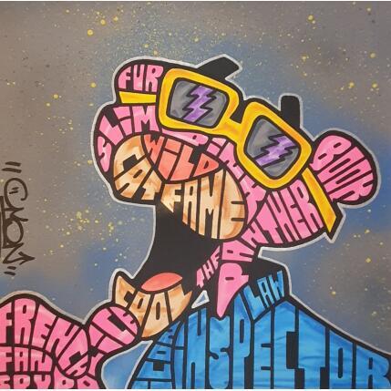 Peinture Pink Panther 70's par Cmon | Tableau Pop-art Icones Pop
