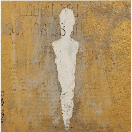 Painting D'or by Rocco Sophie | Painting Raw art Acrylic, Gluing, Sand