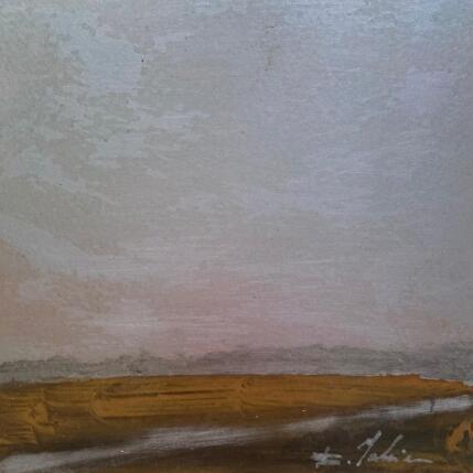 Peinture Paysage des Pyrénées  par Mahieu Bertrand | Tableau Figuratif Métal Paysages