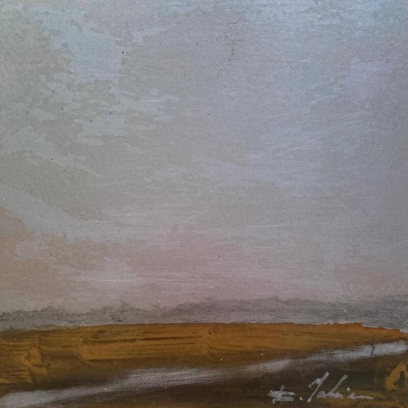 Peinture Paysage des Pyrénées  par Mahieu Bertrand | Tableau Figuratif Paysages Métal