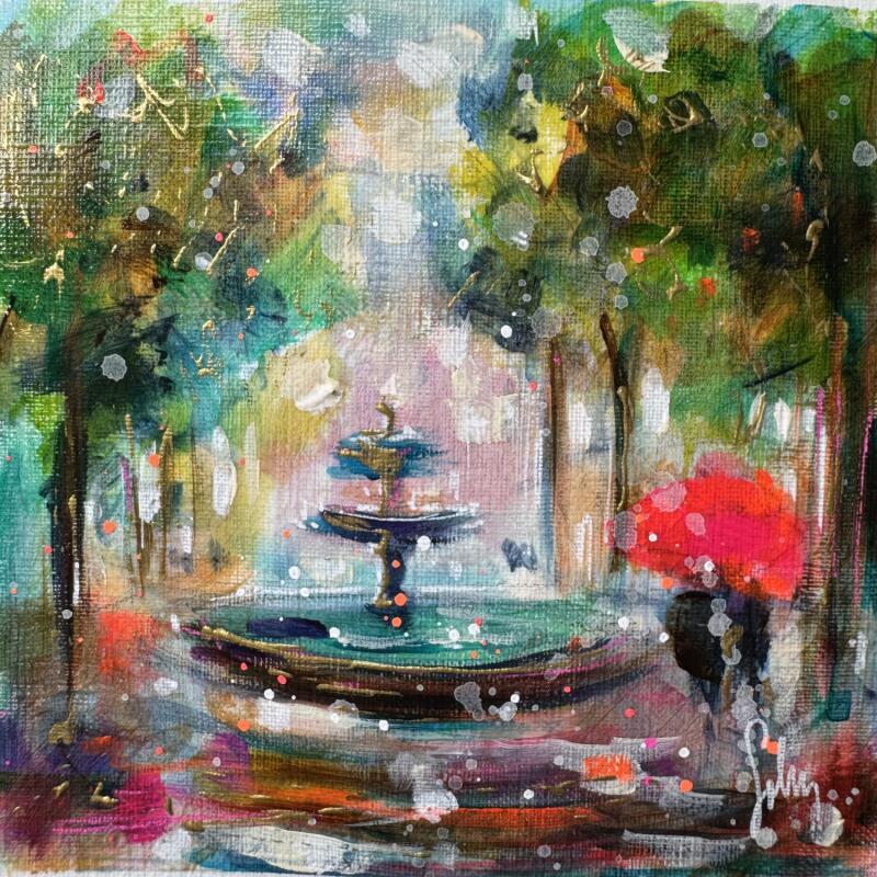 Painting Place de l’Estrapade by Solveiga | Painting Acrylic