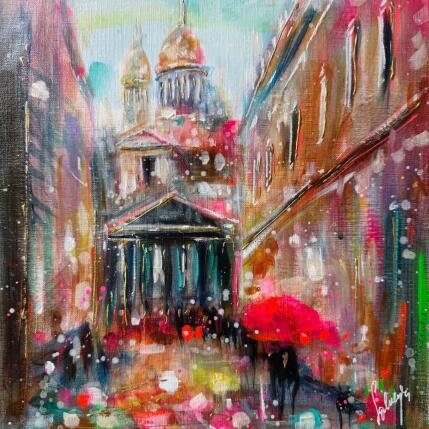 Peinture Notre Dame de Lorette par Solveiga | Tableau Acrylique