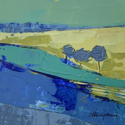 Peinture Souvenir de voyage 3 par Ottenjann Andrea | Tableau Abstrait Acrylique Paysages