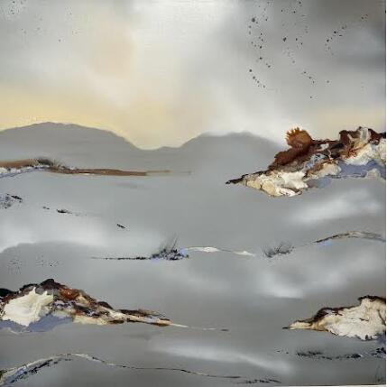 Peinture 954 par Naen | Tableau Abstrait Acrylique, Encre