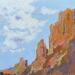Painting Southwest Memories by Carrillo Cindy  | Painting Figurative Landscapes Oil
