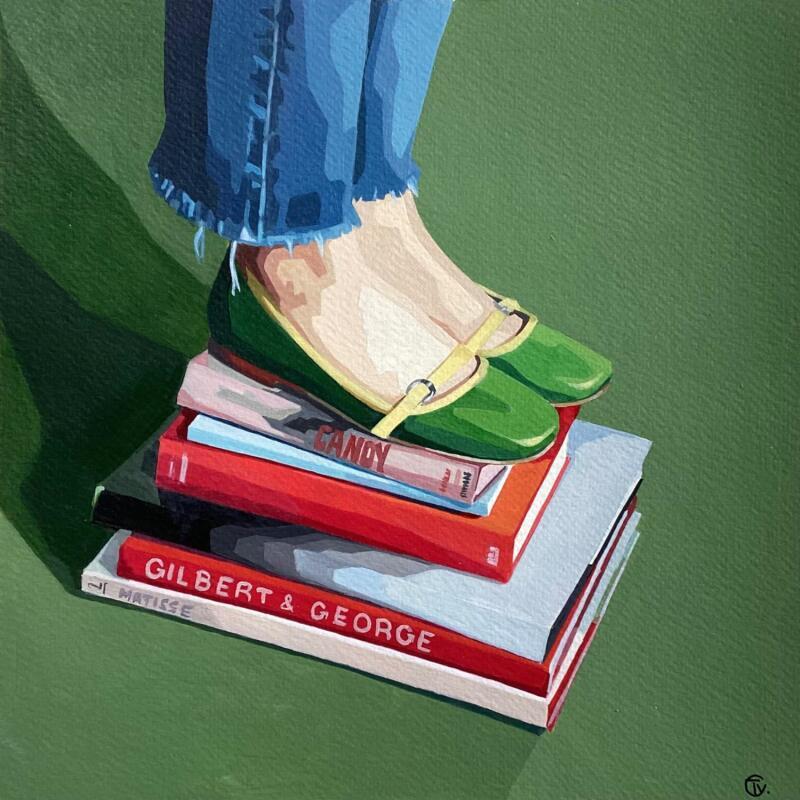 Gemälde Équilibre  von Colin Véronique | Gemälde Figurativ Porträt Alltagsszenen Acryl