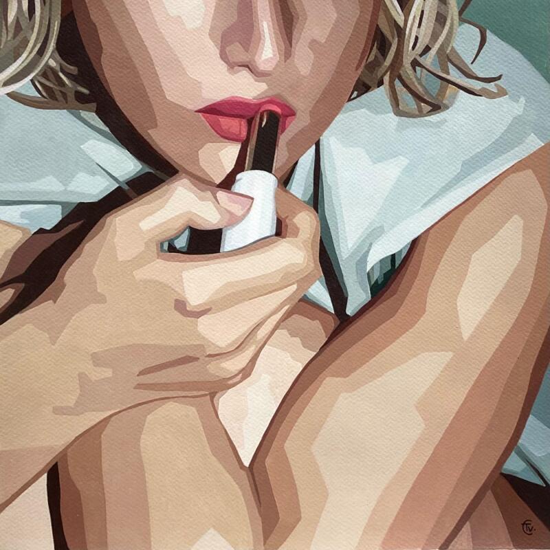 Pintura Touche finale por Colin Véronique | Pintura Figurativo Retrato Mode Life style Acrílico