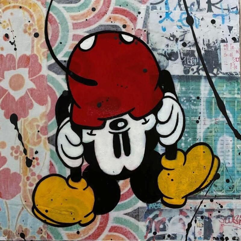 Painting  a l'envers ! by Marie G.  | Painting Pop-art Pop icons Wood Acrylic Gluing