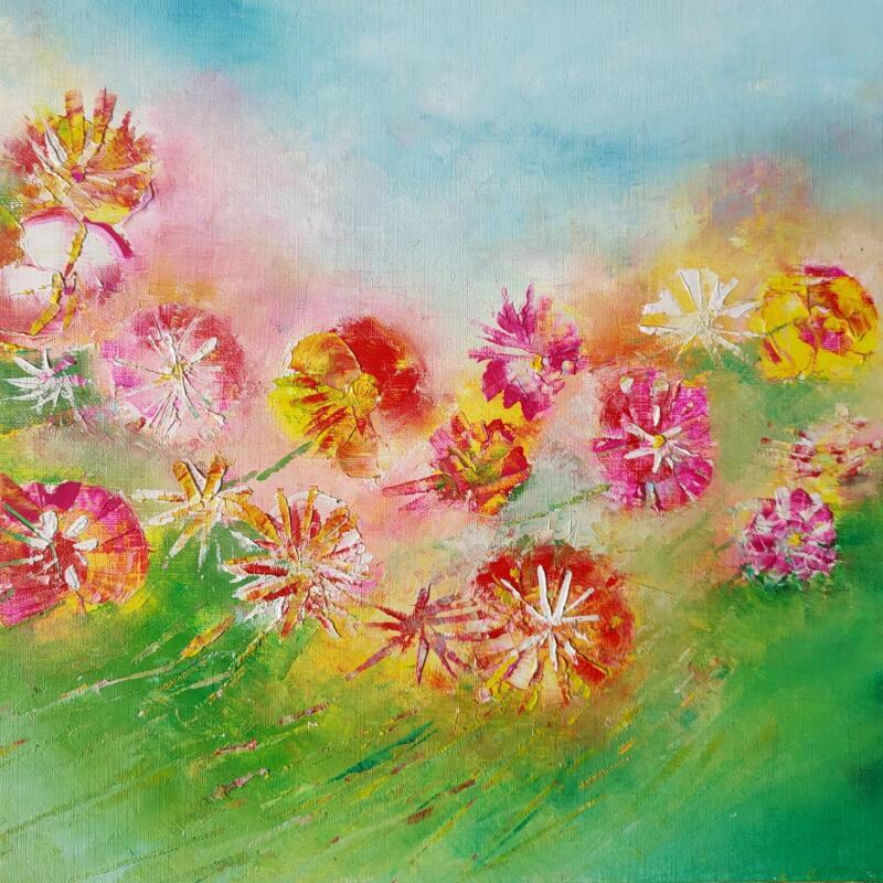 Painting Bucolique by Levesque Emmanuelle | Painting Oil