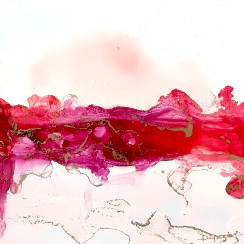 Painting 1680 Poésie florale by Depaire Silvia | Painting Abstract Landscapes Minimalist Acrylic