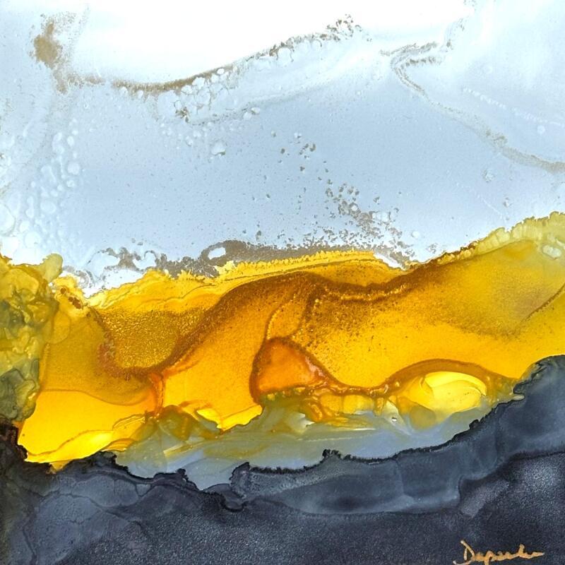 Painting 2388  Poésie florale by Depaire Silvia | Painting Abstract Marine Acrylic