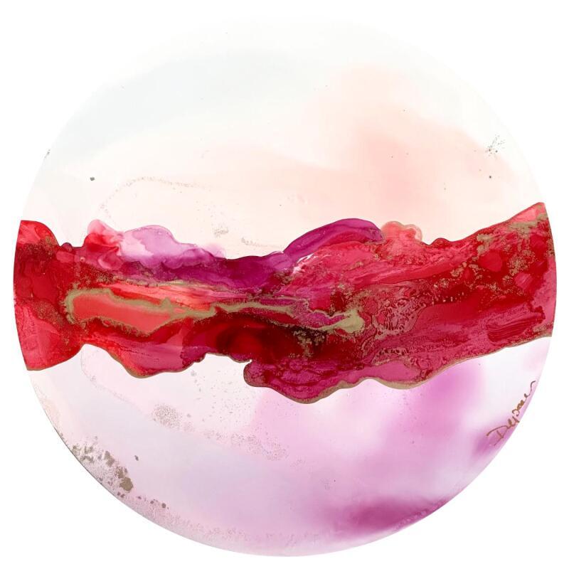 Painting 1698  Poésie florale by Depaire Silvia | Painting Abstract Landscapes Minimalist Acrylic