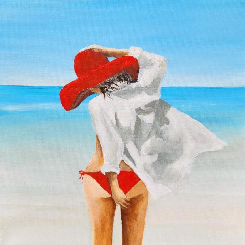 Peinture Mistral par Sie Evelyne | Tableau Figuratif Scènes de vie Acrylique