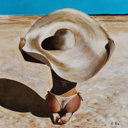 Peinture La prudente par Sie Evelyne | Tableau Figuratif Acrylique Scènes de vie