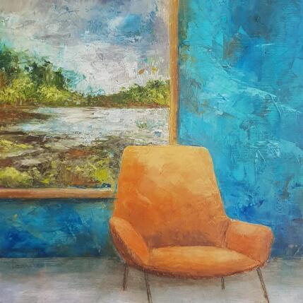 Peinture Le grand tableau par Bessé Laurelle | Tableau Figuratif Huile Architecture, Paysages, Scènes de vie