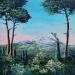 Painting Campagne aixoise Sainte Victoire by Blandin Magali | Painting Figurative Landscapes Oil