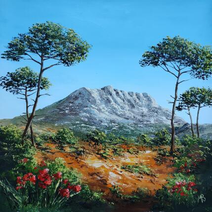 Painting Beautés provençales by Blandin Magali | Painting Figurative Oil Landscapes