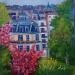 Painting Vive le printemps à Paris by Degabriel Véronique | Painting Figurative Landscapes Urban Life style Oil