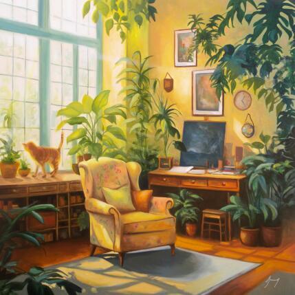 Peinture A place to call home par Jung François | Tableau Figuratif Huile Nature