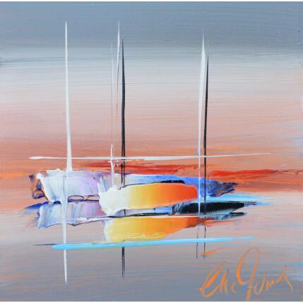 Gemälde Bel été von Munsch Eric | Gemälde Figurativ Acryl, Öl Marine