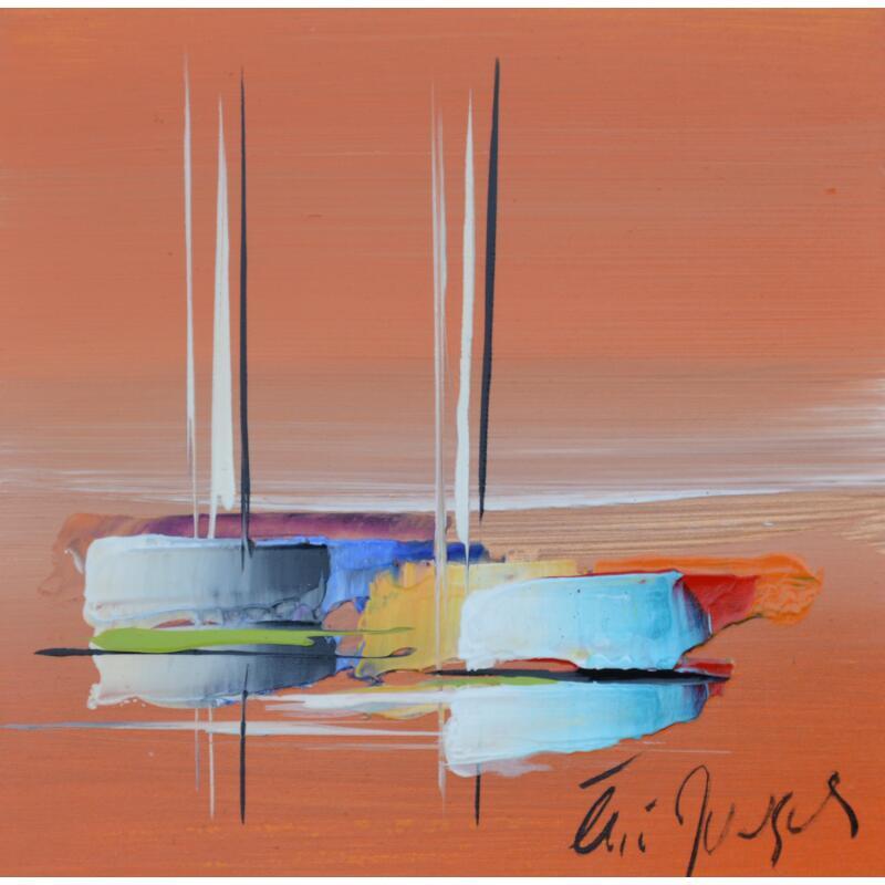 Peinture L'été torride par Munsch Eric | Tableau Figuratif Marine Huile Acrylique