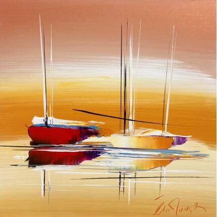 Painting Un jour d'été by Munsch Eric | Painting Figurative Acrylic, Oil Marine