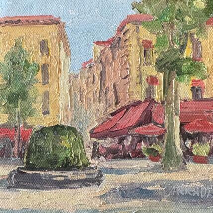 Peinture Le Grillon à Aix  par Arkady | Tableau Figuratif Huile