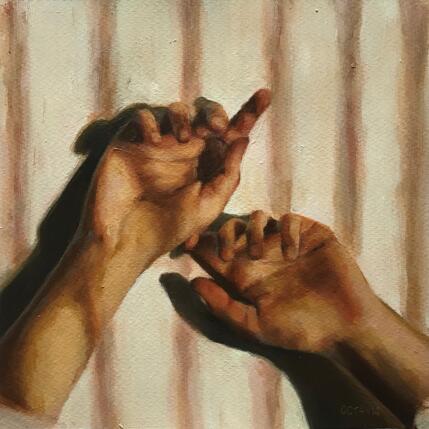 Gemälde mains 3 von Sellier Octavia | Gemälde  Pop-Ikonen