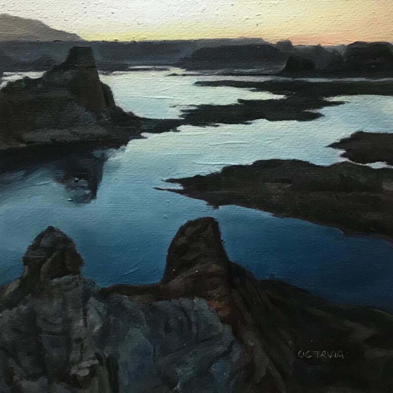 Peinture paysage marin 5 par Sellier Octavia | Tableau