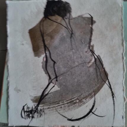 Peinture Histoire de vie 2 par Chaperon Martine | Tableau Figuratif Acrylique Nu